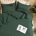thumbnail image 4 of Oversized King Quilt Bedding Set,120x120Inch Super King Forest Green Comforter Bedspreads Lightweight Bed Coverlets Boho Bedding Cover Decor All Season, 3 Pieces (1 Quilt, 2 Pillowcases), 4 of 5