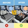 thumbnail image 5 of Yuyamidu Eagle Golf Cart Seat Covers American Flag Golfcart Seat Cover Flannel Golf Cart Seat Towel Blanket Soft Club Car Cushion Covers, 5 of 8