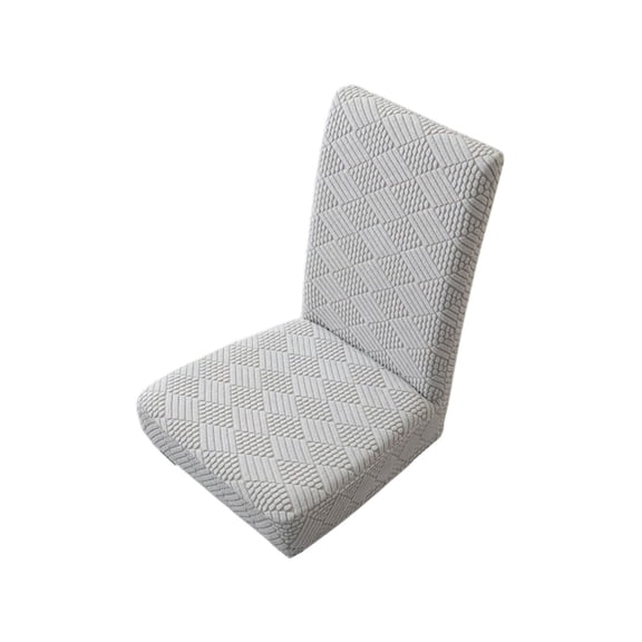 Chair Cover Universal Half Round Elastic Cover,Cushion Backrest Integrated Cover,Household Dining Chair Protective Cover,Anti-wear Anti-dust Stretchy Cover,Easy Install Washable Chair Cover