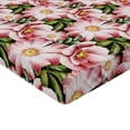 thumbnail image 4 of Ambesonne Springtime Fitted Sheet, Garden Flowers Romantic, Twin Size, Pistachio Green Blush, 4 of 5