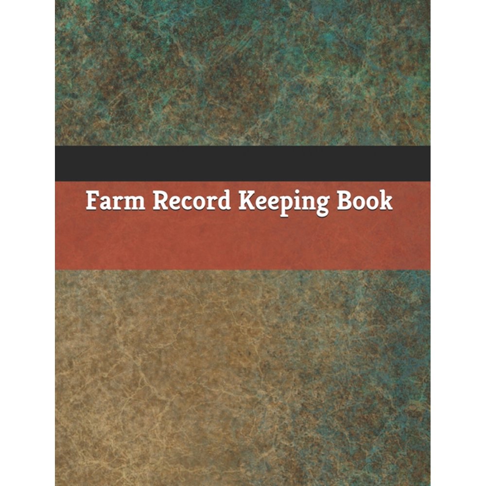Farm Record Keeping Book Farm Record Log Farming Essentials Farm Bookkeeping Note Farmer