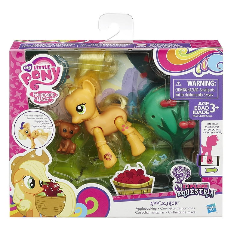 My Little Pony Friendship Is Magic Applejack Applebucking Poseable
