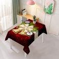 thumbnail image 1 of Christmas Tablecloth Print Rectangle Table Cover Set Holiday Party Home Decor Multi-color, 1 of 2