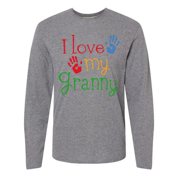 Inktastic I Love My Granny Long Sleeve T-Shirt