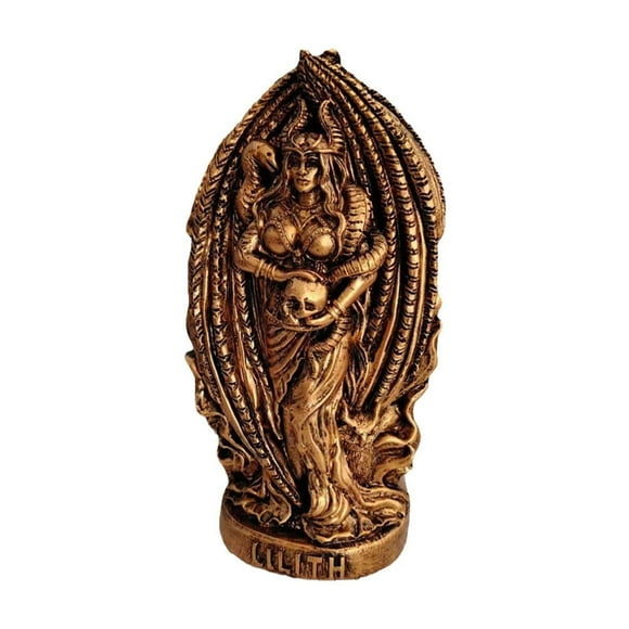 Ersvoioy Goddess Statue Lilith Statue, Lilith Resin Statue -Nature Resin Figurine for Home Garden Art Decor, Landscape Ornaments Goddess Sculptures for Altars and Tabletop Decor Flash Deals