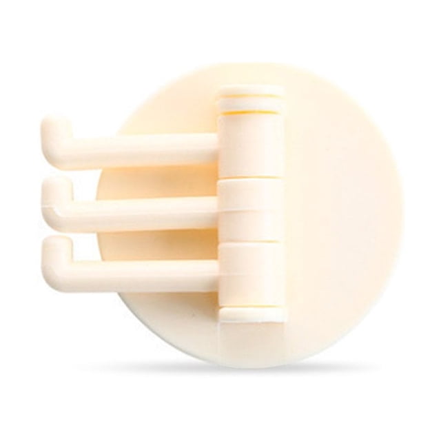 5/10pcs Crochet Auto-Adhésif Cintre Suspendu Rack de Stockage Mural Hoooks Rotation Double-Crochet Décors Titulaire Ménage