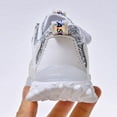 thumbnail image 6 of Staki Boys Shoes Slip On LED Light Up Boys Sneakers - Lightweight Tennis, Athletic, Kids and Toddler Light Up Shoes for Boys(White,11 Little Kid), 6 of 9