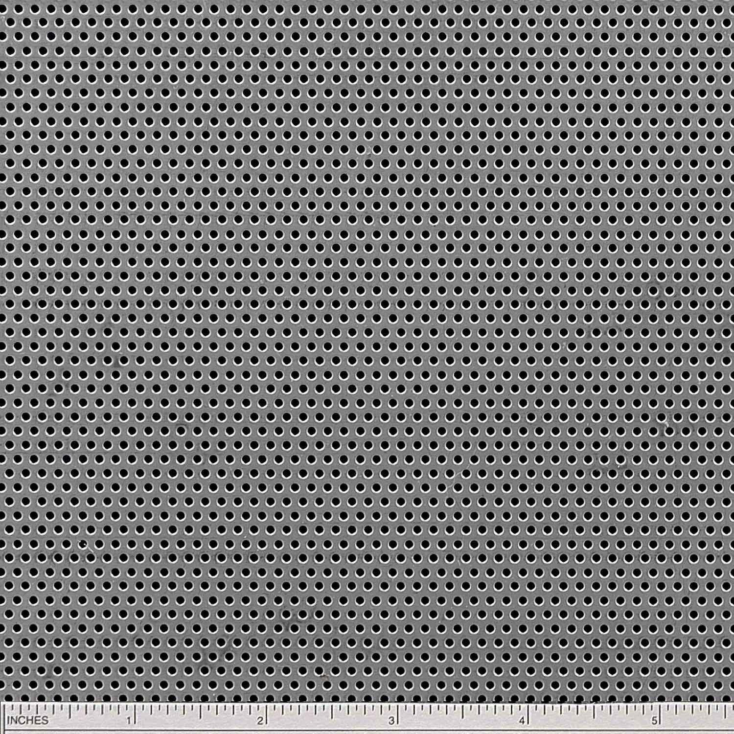 Aluminum Perforated Sheet .062 1/16" 12" x 36" 1/2" Round hole 11/16" Stagger 