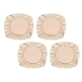 thumbnail image 4 of 4pcs Stretch Jacquard Silla de Comedor Funda de Asiento Silla Asiento Funda Antideslizante Beige_L, 4 of 5