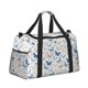 thumbnail image 2 of Fotbe Butterfly Bolsa de Viaje con Estampado, Bolsa de Fin de Semana para Mujer con Compartimento para Zapatos, Bolsa de Gimnasio con Bolsillo Húmedo, 2 of 7