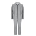 thumbnail image 4 of Cameland Men's 2pc Tracksuits Set Jackets&Pants Jogger Solid Color Long Sleeve Jogging Athletic Suits Open Front Outfits Causal Running Sports Sweatsuit, 4 of 8