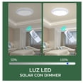 thumbnail image 4 of Lámpara Solar LED Circular con Control Remoto – Iluminación Inteligente y Eficiente para Exteriores, 4 of 7