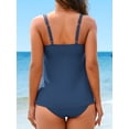 thumbnail image 5 of Charmo Two Piece Retro Tankini Swimsuit for Womens Double Straps Swimwear, 5 of 5