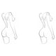 thumbnail image 1 of Póster blanco innovador Wosthever de femenina para entusiastas del arte 2Conjunto, 1 of 6