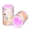 thumbnail image 2 of 2 PCS Flameless Candles with Remote Timer LED Battery Operated Flickering Candle Light for Wedding Table Home Decoration Gifts Nature-inspired Elements, 2 of 7