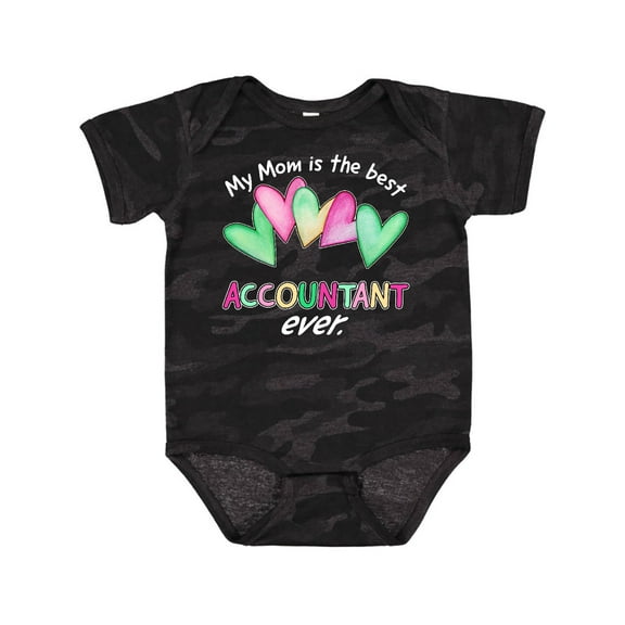 Inktastic My Mom is the Best Accountant Ever Boys or Girls Baby Bodysuit
