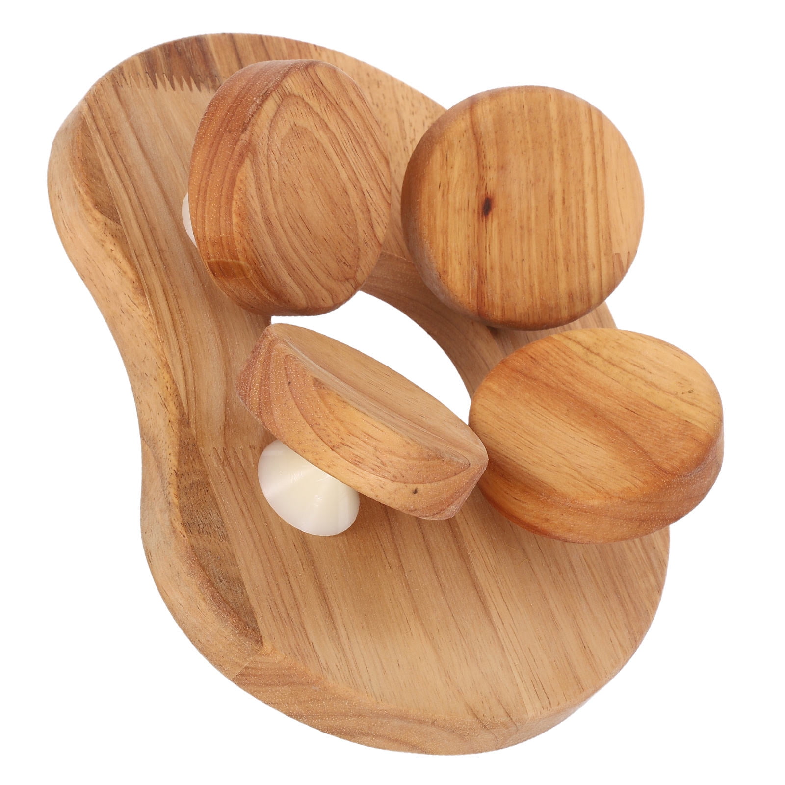 NICEXMAS Sauna Wooden Backrest Pillow for Steam Room Ergonomic Lumbar Support