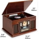 thumbnail image 4 of Reproductor de Discos Victrola Bluetooth clásico 8 en 1 Navigator con Codificación USB y Tocadiscos, 4 of 5