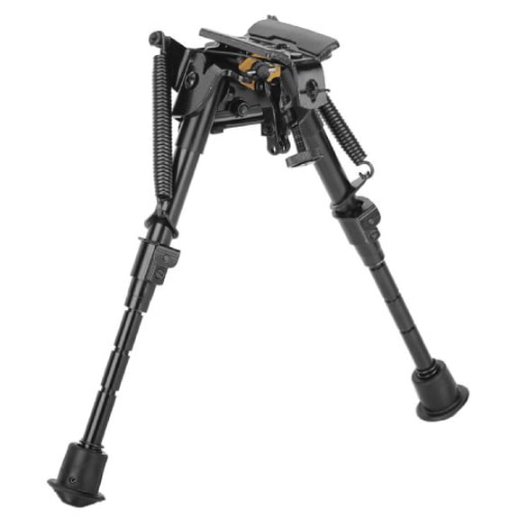 Caldwell XLA Pivot Bipod 6" - 9" with Adjustable Notched Legs and Slim Folding Design for Easy Transport, Rifle Stability, and Target Shooting
