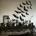 thumbnail image 6 of 80pcs 3D Bats Stickers, Party Supplies Waterproof Scary Bats Wall Decals DIY Home Window Decor, Removable Bats, 6 of 6