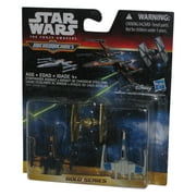 Angle View: Star Wars Force Awakens Micro Machines (2015) Starfighter Assault Gold Series Mini Vehicle Set 3-Pack