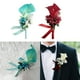 thumbnail image 1 of Boutonniere y Ramillete de Muñeca Perfecl Set de 2 Accesorios de Flores Prom, 1 of 8