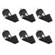 thumbnail image 1 of 6 Piezas Soporte para Extensiones Cabello Almacenamiento Pelucas para Múltiples Soportes para Pelucas Bolsas para Pelucas con Colgador Almacenamiento Extensiones Cabello Negro, 1 of 5