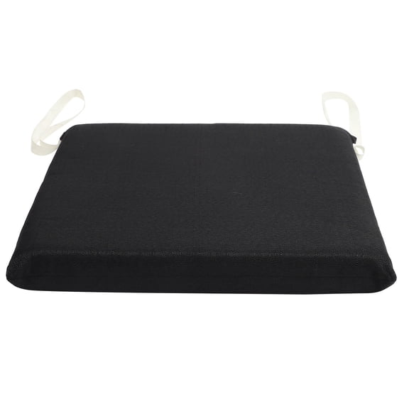 TEHAUX Comfortable Stool Cushion 1Pcs Black Memory Foams 15.72x15.72x1.57 in