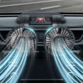 thumbnail image 3 of EIMELI Car Fan Dual Head Automobile Fans 2 Speed Adjustable Car Cooling Fan 360° Rotatable Car Dashboard Fan Portable Car Fan with Cigarette Lighter/ Powered for Vehicles Home ( 5V), 3 of 10