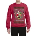 thumbnail image 2 of Wild Bobby Santa Got Coldplayed Christmas Unisex Sweater | Funny Holiday Unisex Crewneck Sweatshirt, 2 of 5