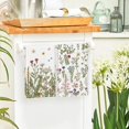 thumbnail image 4 of Wildflower Floral Kitchen Towels Dish Towels, 18x26 Inch Leaves Holiday Decoration Hand Towels Set of 2, 4 of 6