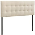 thumbnail image 4 of Emily Full Upholstered Fabric Headboard - Ivory, 4 of 4