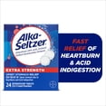 thumbnail image 4 of (3 pack) Alka-Seltzer Extra Strength Heartburn Relief Effervescent Antacid Tablets, Fast Acid Indigestion Relief, 24 Count, 4 of 10
