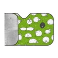 thumbnail image 2 of Bingfone Funny Sheep Doing Yoga Car Windshield Sunshade,Sun Foldable Sun Shield Sun Visor For Car - Small, 2 of 8