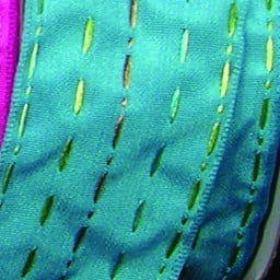 The Ribbon People Blue Woven Lines Wired Craft Ribbon 1.5" x 27 Yards