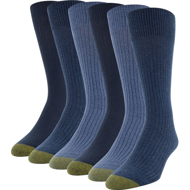 GOLDTOE Gold Toe Mens 6pk. Stanton Crew Socks