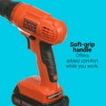 thumbnail image 4 of BLACK+DECKER 20V Cordless Drill, 1.5 Amps, 100 Piece Set, Battery and Charger Included, 4 of 7