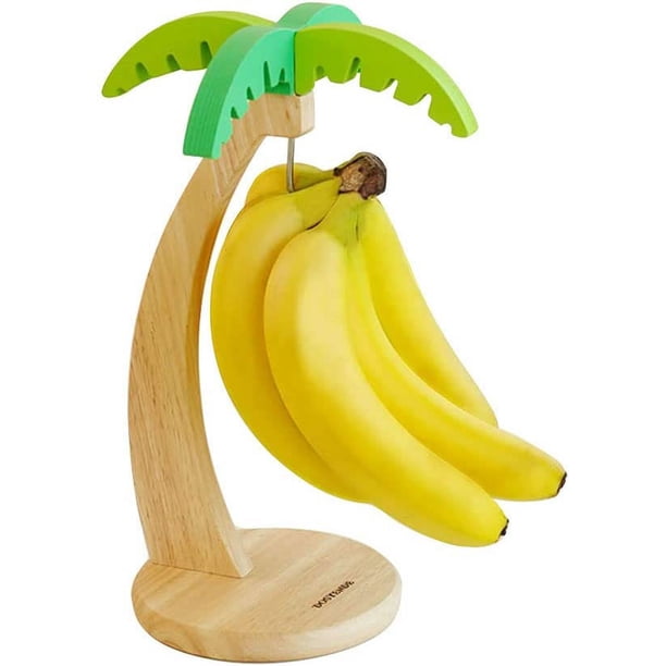 Soporte para plátanos árbol colgante con gancho de acero inoxidable para encimera de cocina