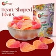 thumbnail image 5 of NY SPICE SHOP Valentines Sour Peach Hearts - 1 Pound - Valentines Candy - Heart Candy - Peach Candy, 5 of 7
