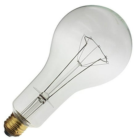 

Industrial Performance 300PS30/CL 130V 300 Watt PS30 Medium Screw (E26) Base Light Bulb (1 Bulb)