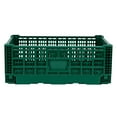 thumbnail image 4 of Cater Tek Rectangle Green Plastic 36L Collapsible Milk Crate - Stackable - 23 1/2" x 15 3/4" x 8 1/2" - 1 count box, 4 of 10