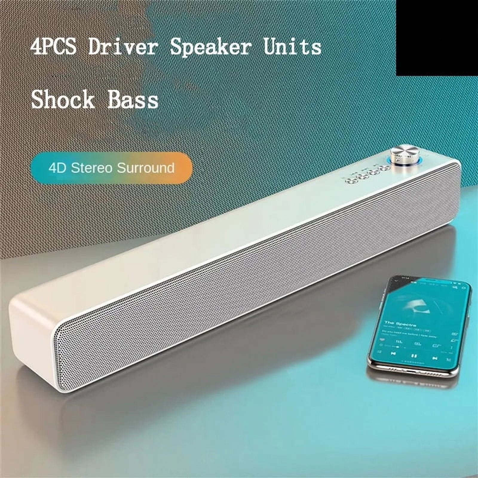 Bluetooth Subwoofer Soundbar TV Audio Echo Wall Computer Speaker Home Theater Music Wireless Blueooth Speaker Gift