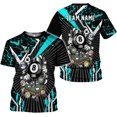 thumbnail image 5 of Personalized Name Billiard Shirts 3D, Billiards Shirt 8 Ball Billiard Shirt Custom Men's Pool Men Women1 (Orange, 5XL), 5 of 10