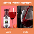 thumbnail image 5 of Karviva Unwined Non-Alcoholic Wine, Organic Malbec Alternative, 4-Pack, 12 fl oz, Low-Sugar, Sulfite-Free, Herbal Antioxidant Blend, Perfect for Mocktails & Cocktails, 5 of 9
