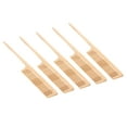 thumbnail image 3 of Hair Tail Comb, Rounded Teeth Bamboo Hair Coloring Safe Lightweight  Tail Parting Comb  For Home For Barber, 3 of 8