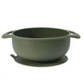 thumbnail image 2 of KC Luv Silicone Suction Baby Bowl Set of 2, BPA Free, Soft Food Grade Silicone, Green & Claybank, 2 of 7