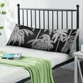 thumbnail image 2 of Summer Beach Palm Trees Pillow Cover - 20x54 Long Body Pillow Case with Zipper, Minimalist Tropical Paradise Design, Skin-Friendly & Machine Washable, 2 of 5