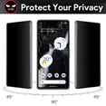 thumbnail image 3 of AISELAN [2 Pcs] 9H Hardness Anti-Scratch Anti-SPY Privacy Screen Protector Tempered Glass for Google Pixel 7 2022, 3 of 7