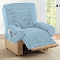thumbnail image 2 of Housse Extensible Matelassée en Forme de Losange 2024 pour Fauteuil Inclinable avec Poches de Rangement et Sangles Élastiques - Protège-Meubles Fauteuil Inclinable Chocolat, 2 of 2