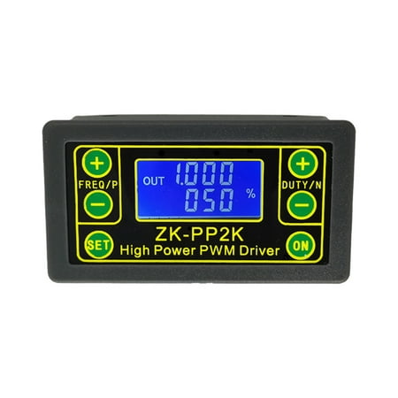 

DC3.3-30V Working Voltage 1Hz-150KHz Frequency High Power PWM Driver Motor Speed Controller PWM and Pulse Dual Modes Design Regulator 150W Dimmer Pulse Frequency Duty Ratio Adjustable Drive